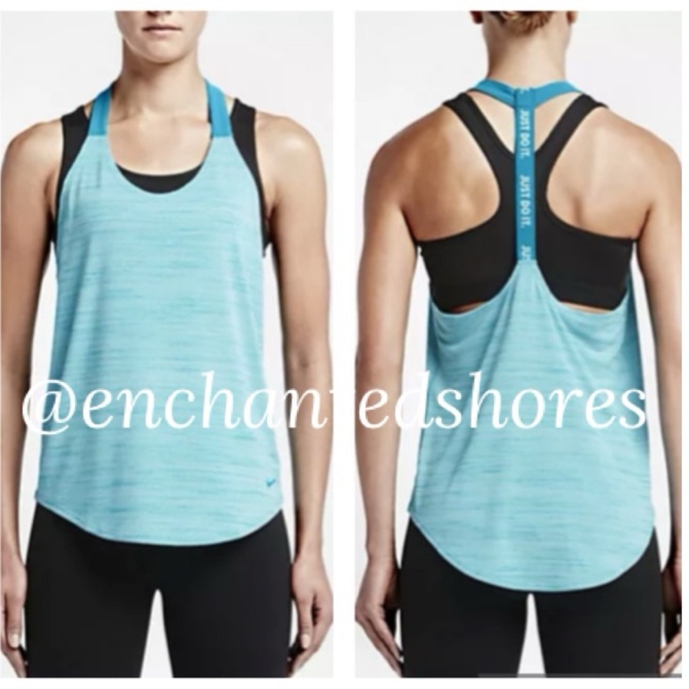 Nike DriFIT Elastika Y-back Loose Training Tank Top Athletic Racerback Size XL